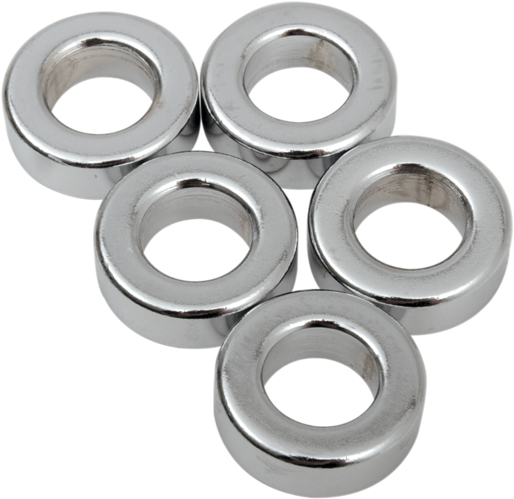 Drag Specialties Spacer Pack MPB514 - Chrome 3/8" x 3/4" x 1/4" Replacement for Spacer Kit