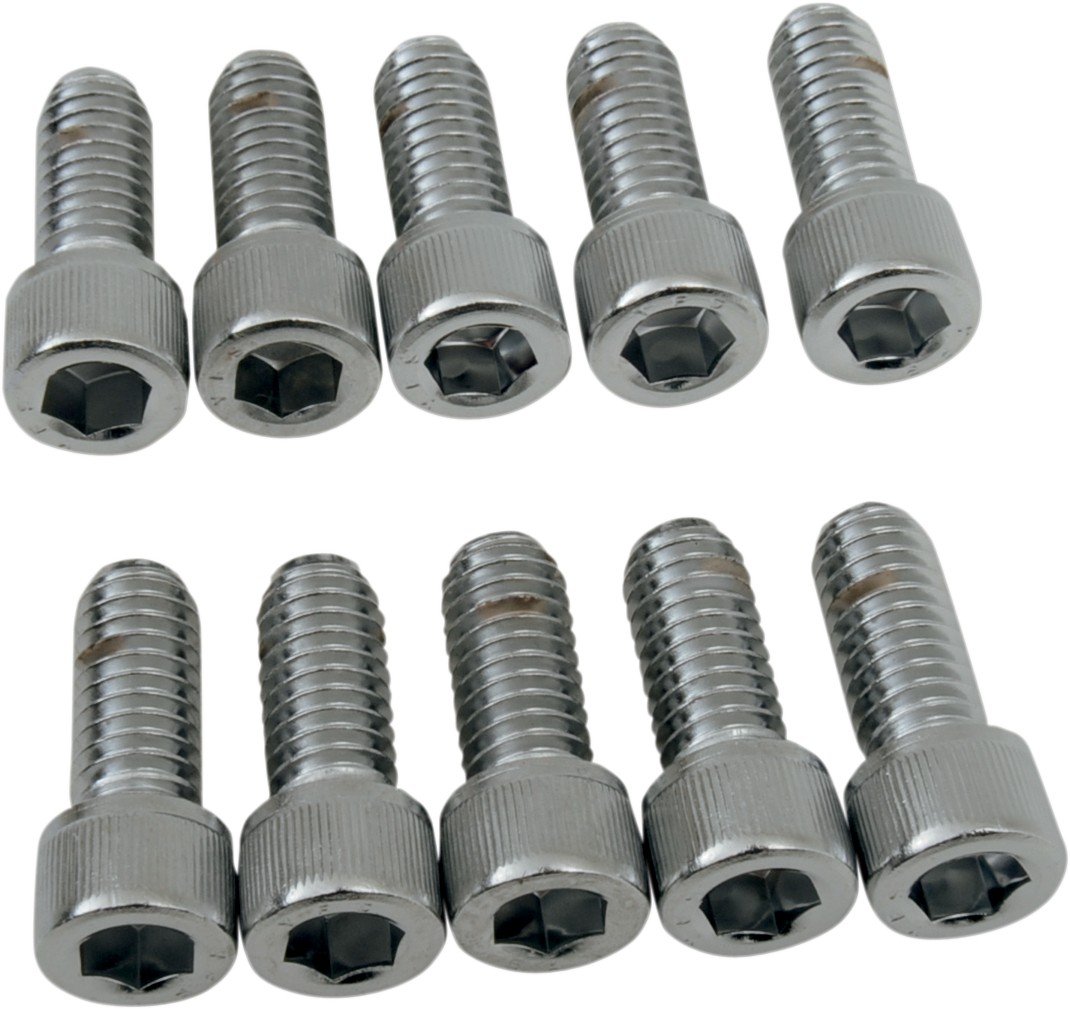 DRAG SPECIALTIES, Drag Specialties MPB215 Coarse-Thread Socket-Head Bolts, 5/16-18 x 3/4 inch, Pack of Individual Bolts