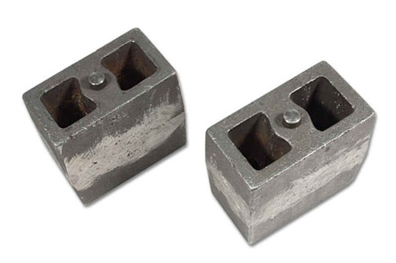 Tuff Country 5.5in Cast Iron Lift Blocks (3in Wide/ Tapered) Pair