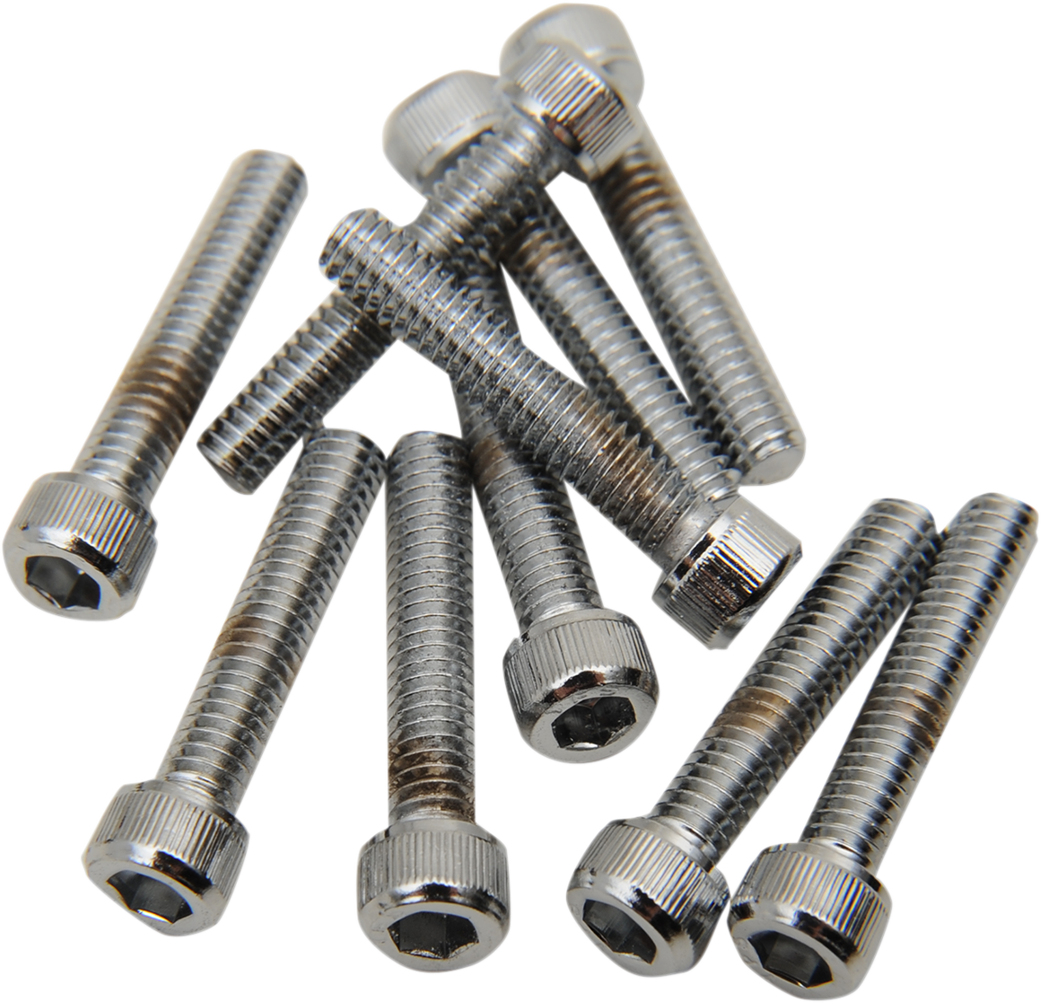 DRAG SPECIALTIES MPB190 Replacement Socket-Head Bolts, Coarse Thread, Pack of 10