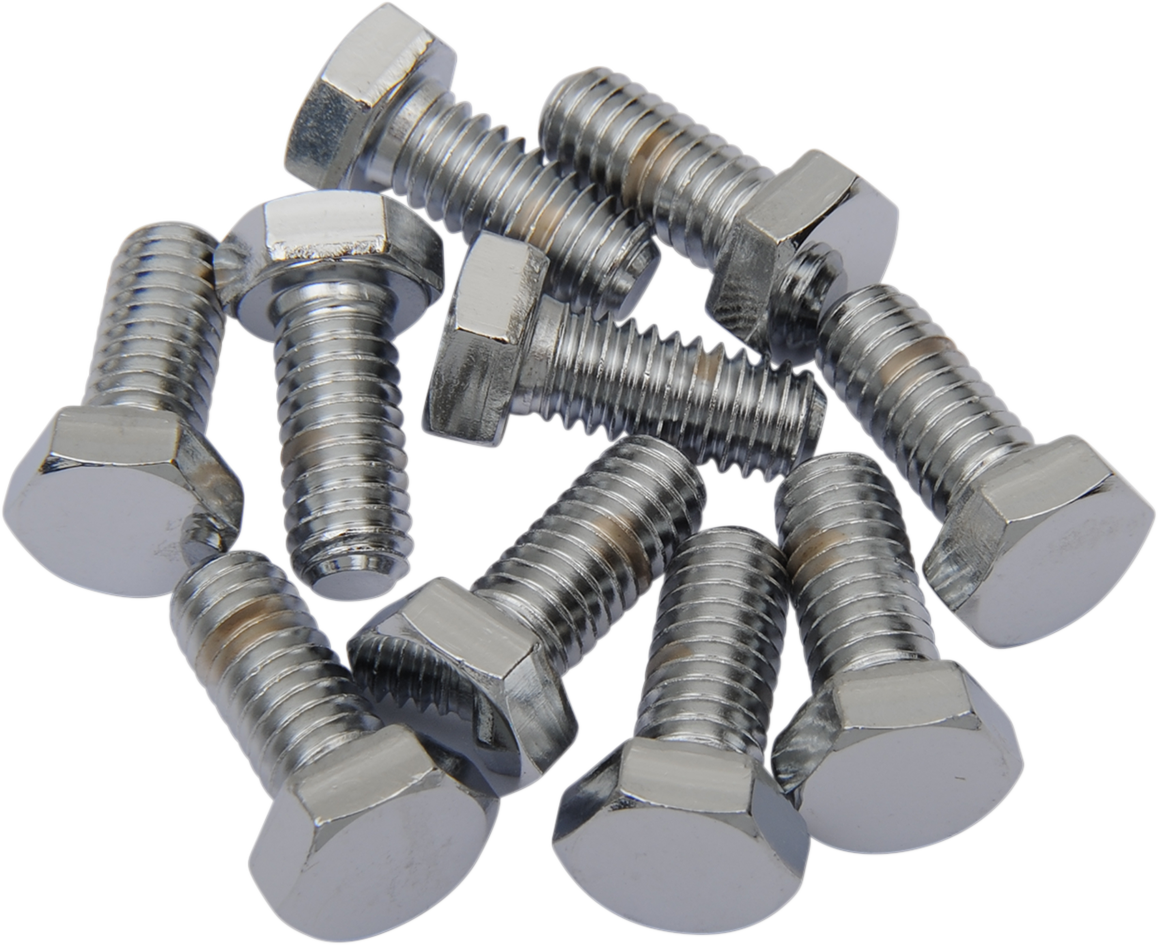 DRAG SPECIALTIES Chrome Hex-Head Bolts 5/16"-18 x 5/8" MPB122 Replacement Pack
