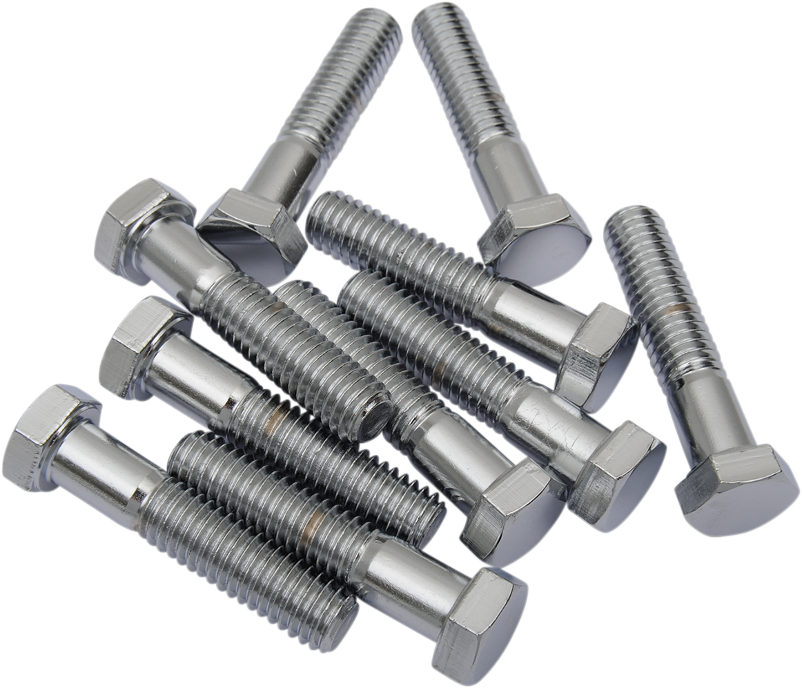 DRAG SPECIALTIES Hex-Head Bolts - Chrome - 3/8"-16 x 1-3/4" MPB135 Replacement Pack