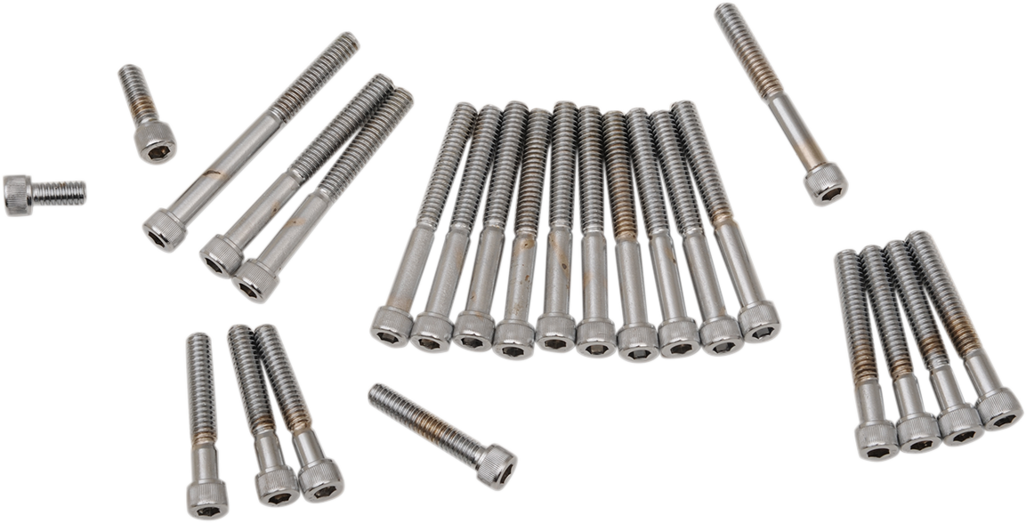 DRAG SPECIALTIES MK161 Bolt Set for Cam, Primary, and Sprocket Cover - 1977-1985 Harley Sportster