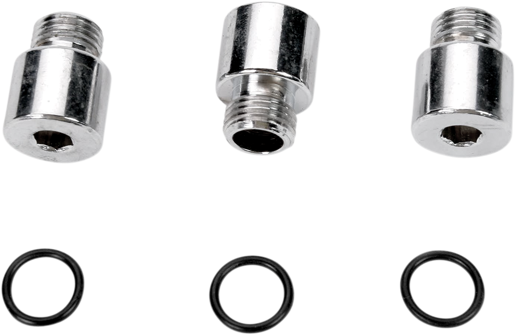 DRAG SPECIALTIES Oil Pump Plug Set MK112 - Replacement Socket-Head Plugs for Harley-Davidson Motorcycles