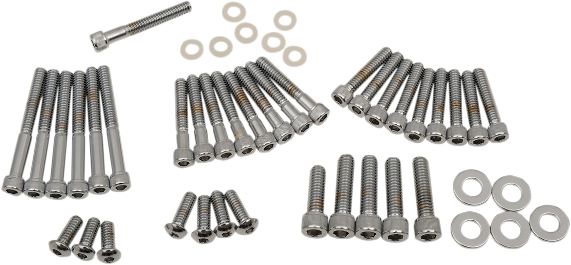 Drag Specialties MK188 Bolt Kit for Cam, Primary, Transmission Cover - Socket-Head - FXR