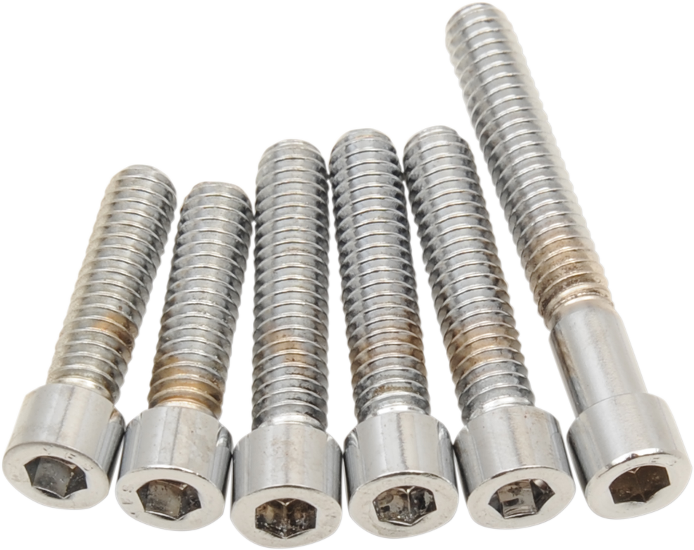 Drag Specialties MK239S Chrome Cam Cover Bolt Kit for Harley-Davidson '70-'84