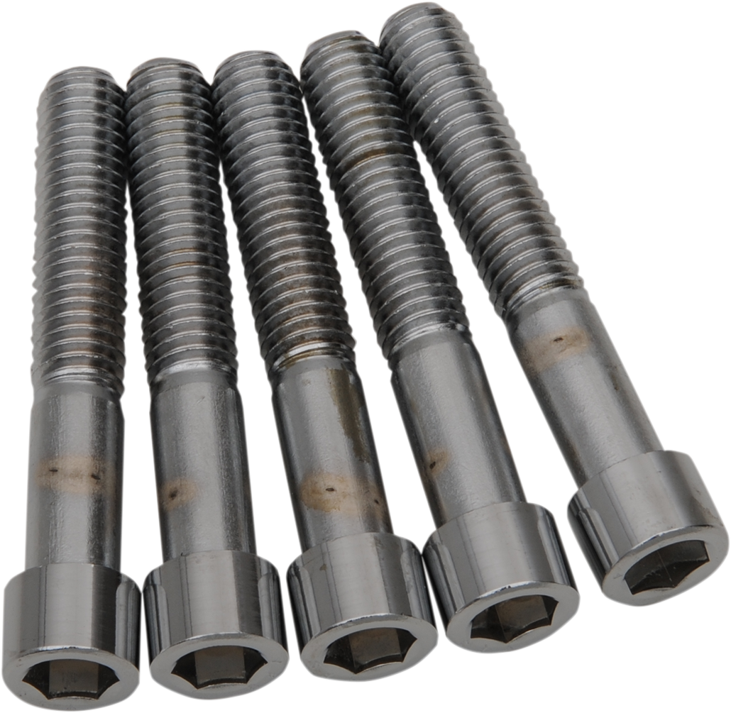 Drag Specialties MPB705S Coarse Thread Socket-Head Bolts – 7/16"-14 x 3" Replacement Pack