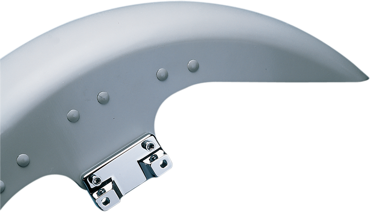 DRAG SPECIALTIES, Drag Specialties Fender-to-Fork Adapters for FLSTF to FLT/FLHT, Chrome - Part #221280