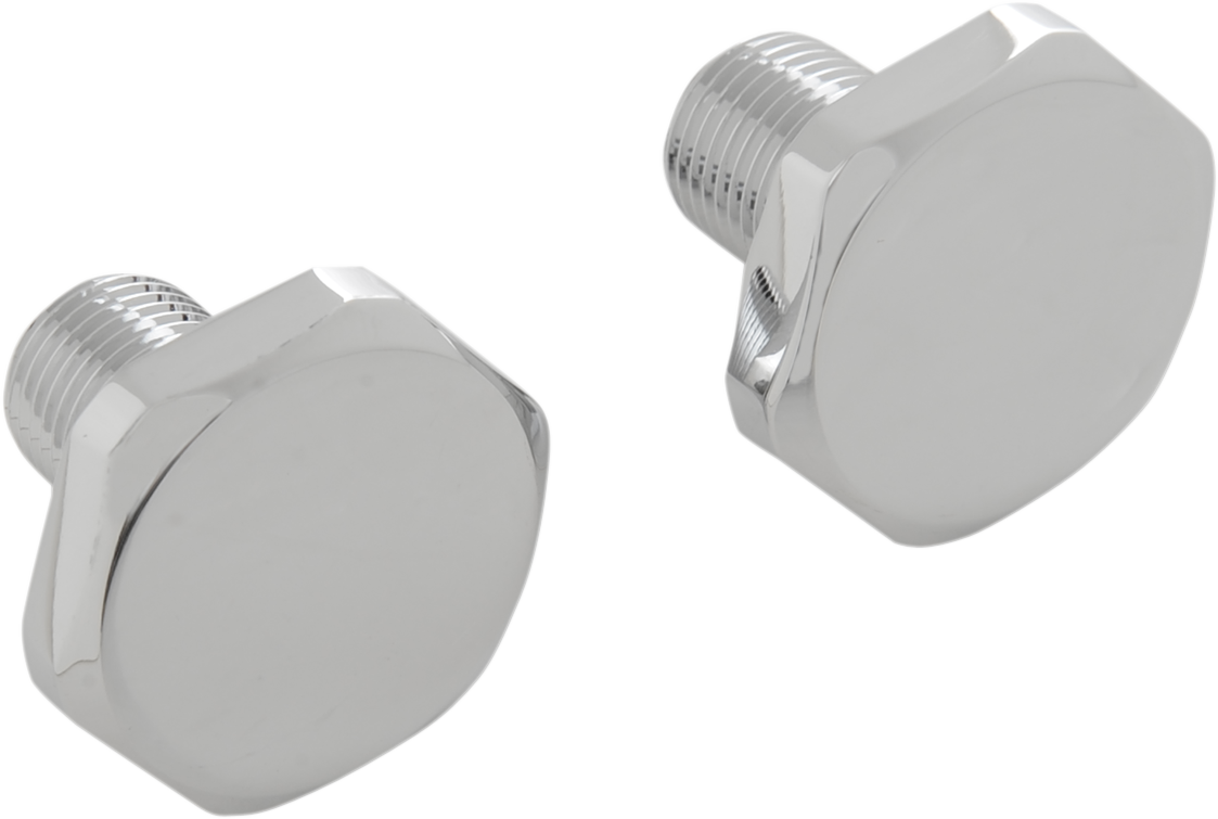 DRAG SPECIALTIES Chrome Fork Tube Cap - Upper (Part #71584)
