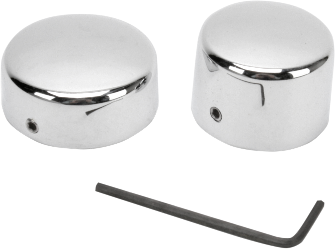 DRAG SPECIALTIES Rear Axle Caps for Harley-Davidson '57-'81 – Part 301693-BC105