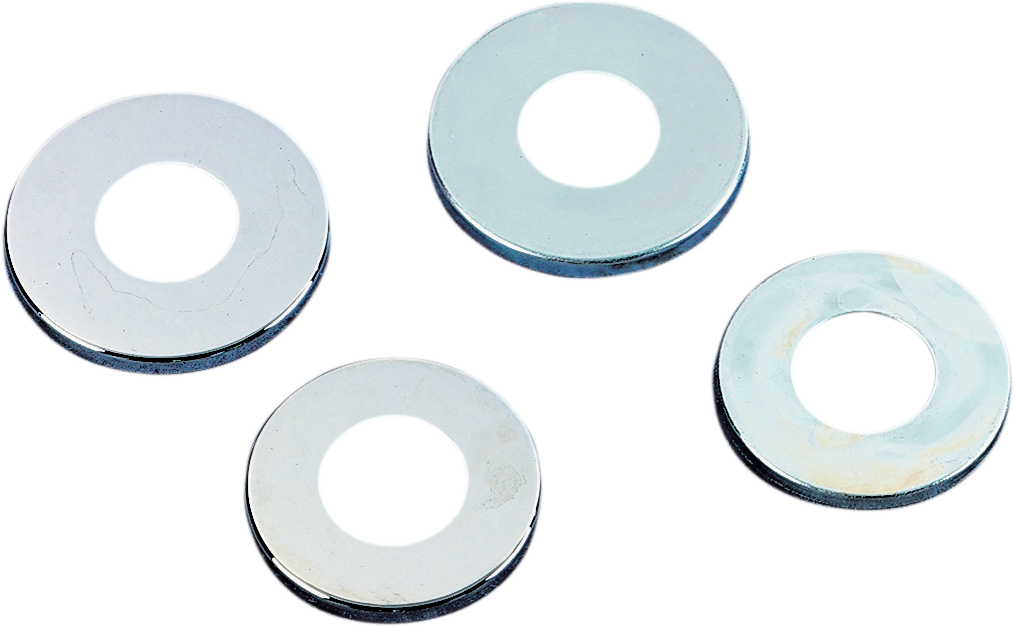 DRAG SPECIALTIES Fork Stem Dust Covers Chrome 093460-BC1 for Timken Bearings