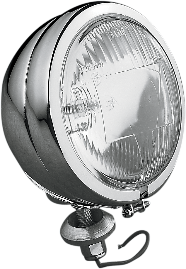 DRAG SPECIALTIES, Drag Specialties Stud Mount Spotlight, 4-1/2 Inch Chrome Model 20-0311E-BX-LB1