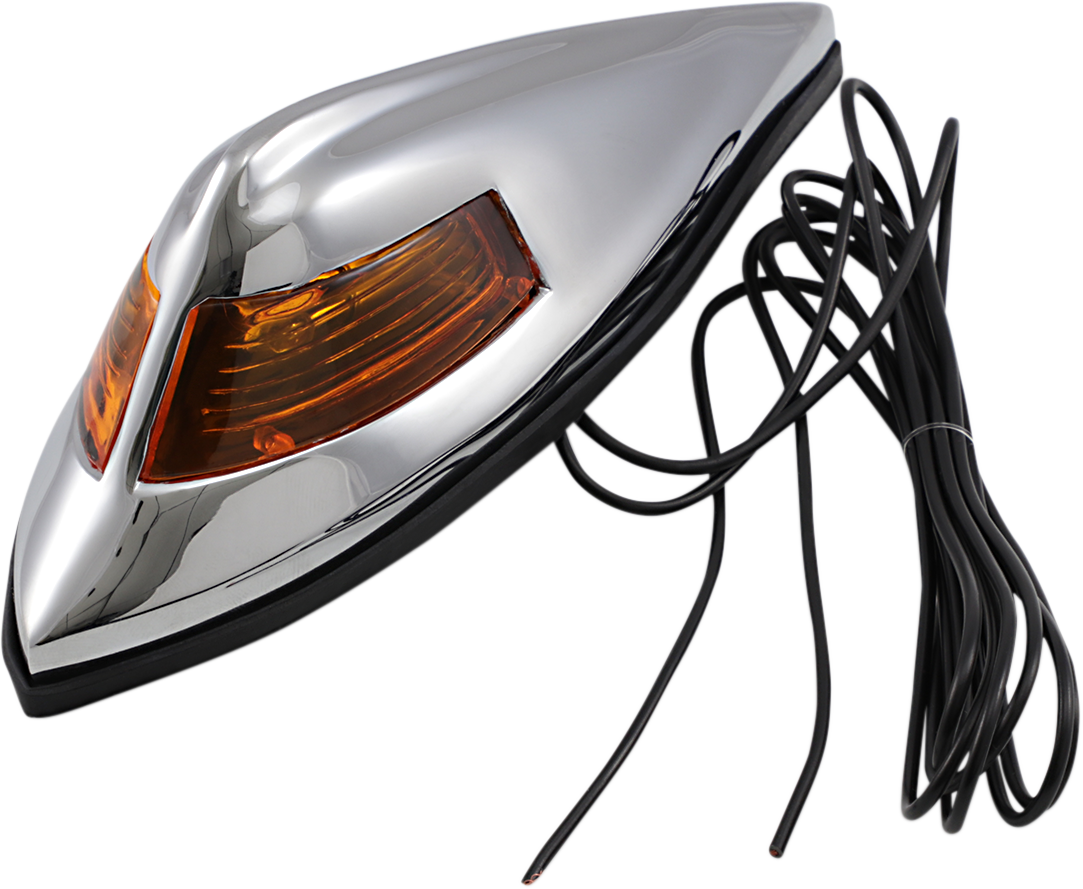 DRAG SPECIALTIES Nostalgia Front Fender Light - Amber, Part 12-0025-BC312