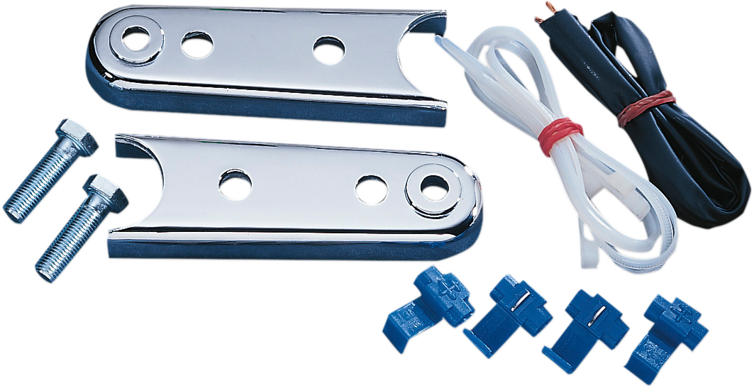 Drag Specialties Turn Signal Relocation Kit for Rear '84-'01 FXST - Model 20-0369-BC251