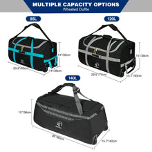 Load image into Gallery viewer, Foldable Duffle Bag with Wheels for Travel 85/120L