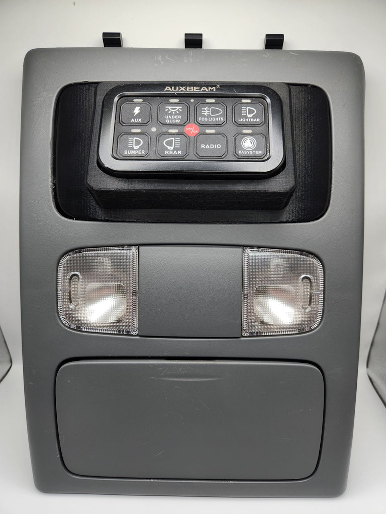 2012-2015 Toyota Tacoma Auxbeam 6/8 Overhead Switch Panel Mount