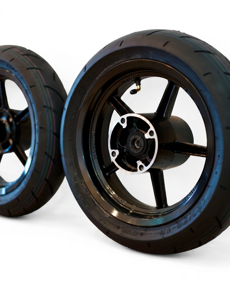 Mini Moto 12' inch Supermoto Wheelset (Yozma, Tuttio, Rtr, Heybike, and More)