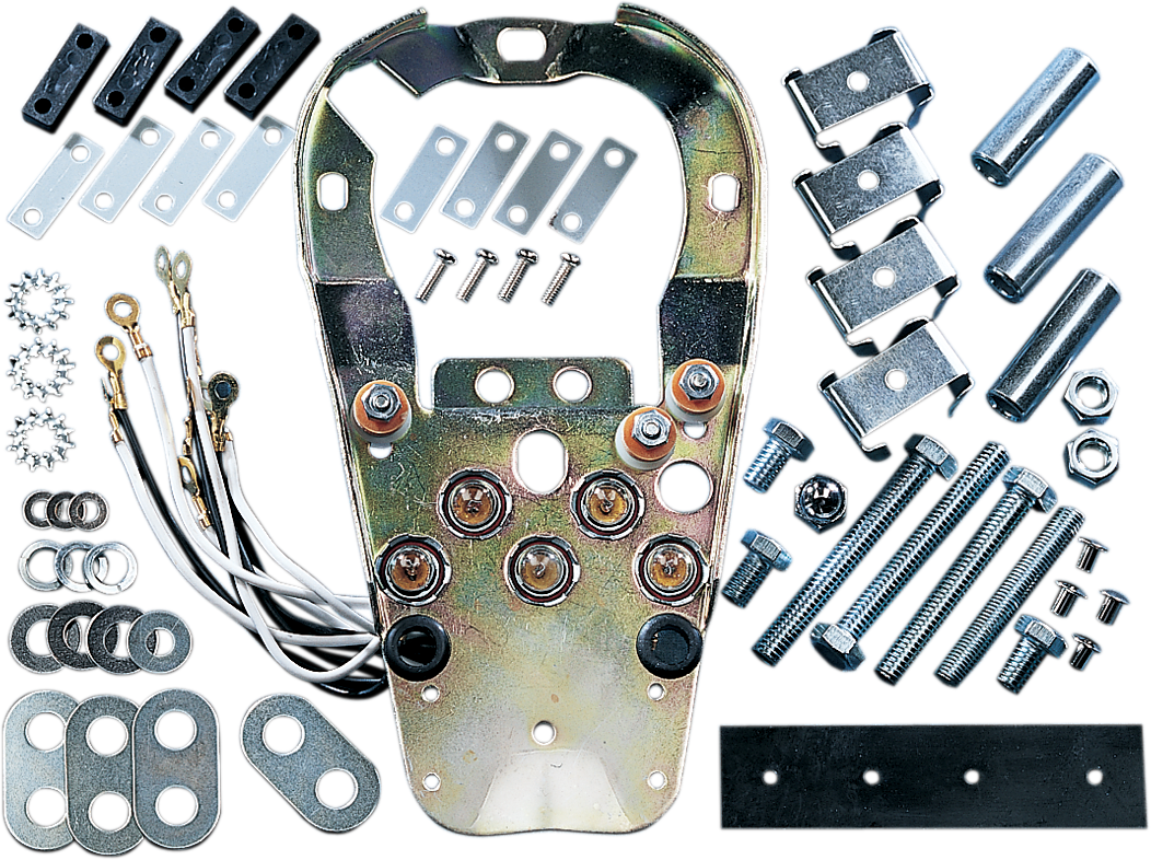 DRAG SPECIALTIES Cast Dash Mounting Base Kit 74005 for Harley Fat Bob Models