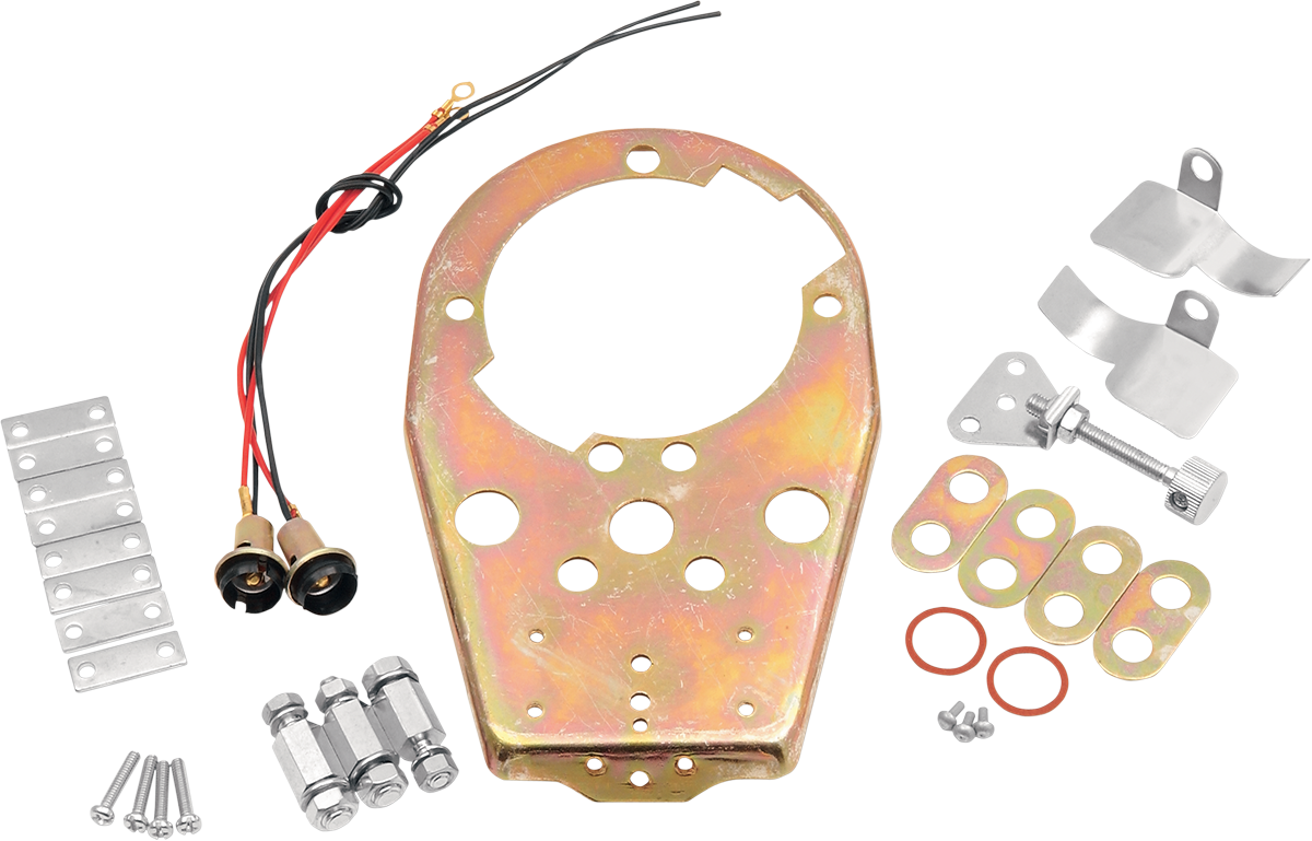 Drag Specialties Base Plate for Cat Eye Dash Cover 12-0034B