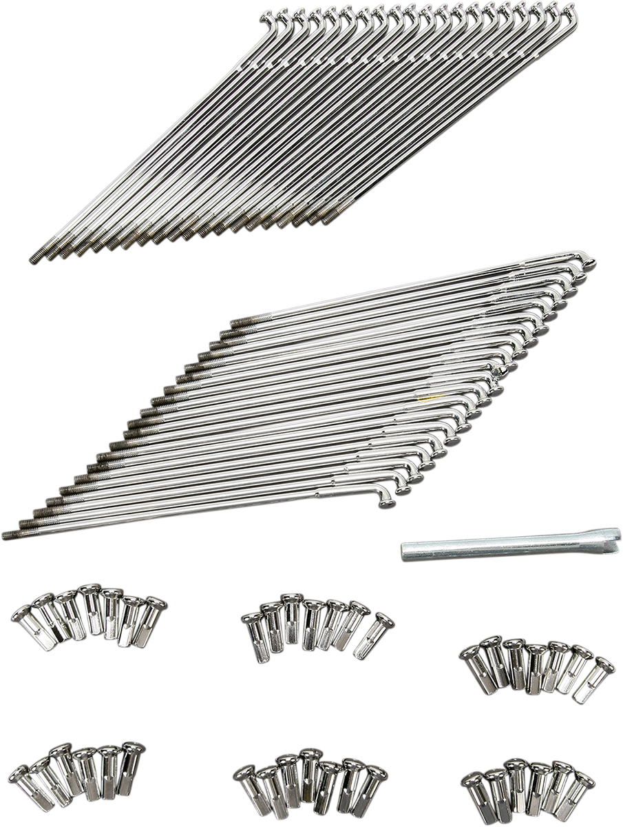 Drag Specialties Chrome Spoke Set for 8-Inch Rims - Part #16-0532-BC629