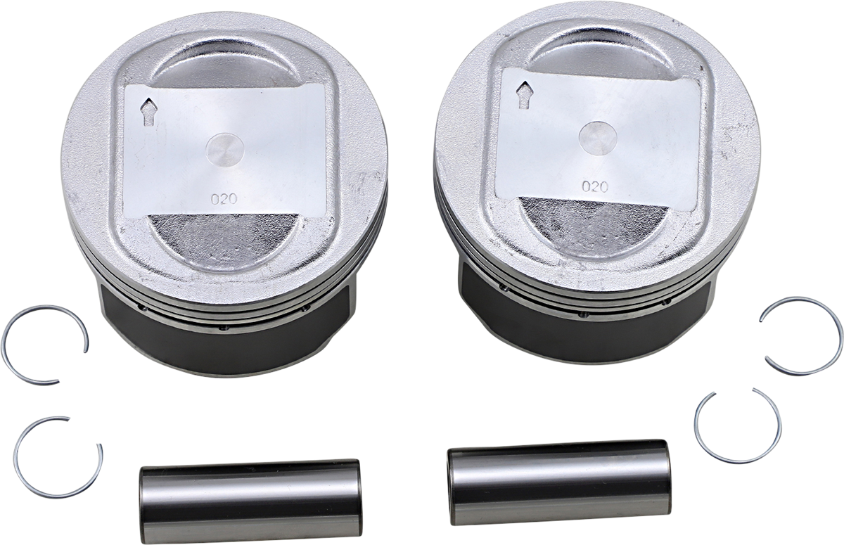 DRAG SPECIALTIES, Drag Specialties Big Bore Piston for Twin Cam - Part Number 22661-99A-020