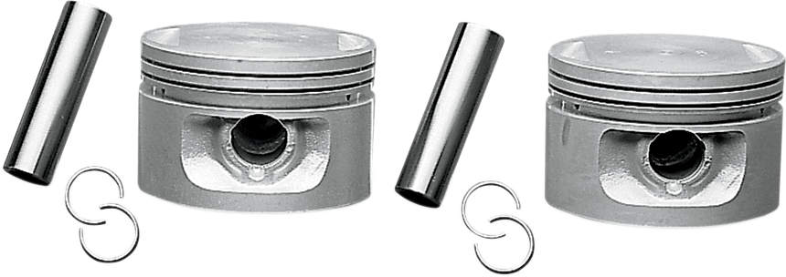 DRAG SPECIALTIES, DRAG SPECIALTIES Evolution Piston - Part 750741-BX-LB1 for OEM Replacement