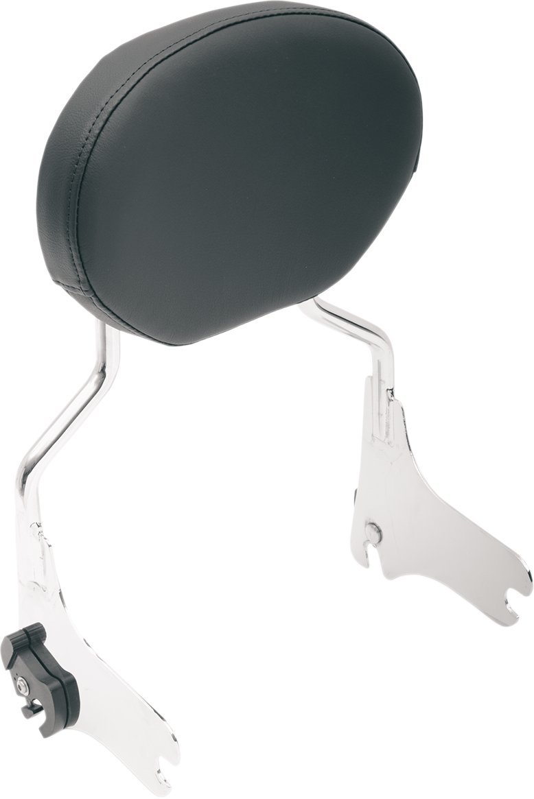DRAG SPECIALTIES SEATS, Drag Specialties Seats Oval Sissy Bar Pad - Smooth Black for FL '99-'22 (Part #0822-0431)