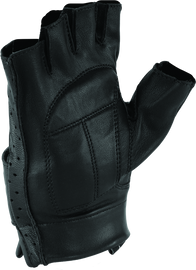 Kuryakyn Leather By River Road Tucson Shorty Gloves Black - Small