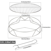 Load image into Gallery viewer, REDCAMP Fire Pit Accessory Kit for Stove