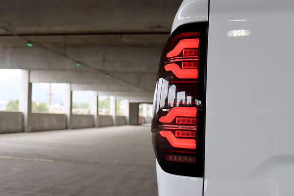 AlphaRex 14-21 Toyota Tundra LUXX-Series LED Tail Lights Alpha-Black