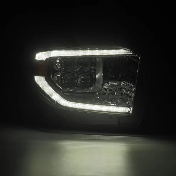 AlphaRex 14-21 Toyota Tundra MK II NOVA-Series LED Projector Headlights Chrome