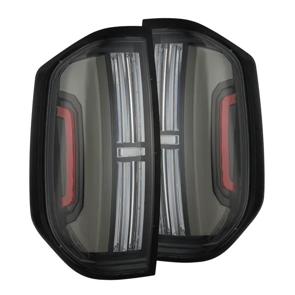 AlphaRex 14-21 Toyota Tundra NOVA-Series Prismatic LED Tail Lights Black