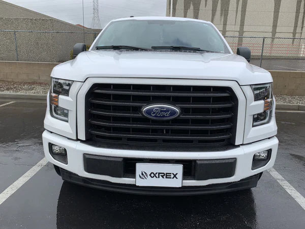 AlphaRex 15-17 Ford F150 PRO-Series Halogen Projector Headlights Jet Black