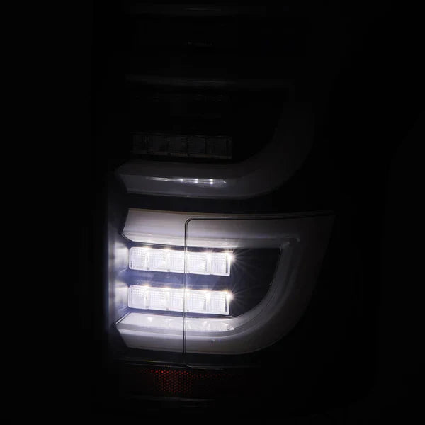 AlphaRex 15-20 Ford F150 LUXX-Series LED Tail Lights Black