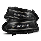 AlphaRex 15-23 Dodge Charger NOVA-Series LED Projector Headlights Alpha-Black