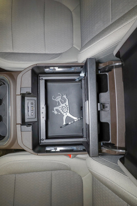 Tuffy Console Safe W/ Combo Lock For Chevrolet Silverado And Gmc Sierra W/ Flow Thru Console