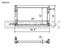 Load image into Gallery viewer, Koyo 17-22 Subaru Impreza 2.0L Non-Turbo / 18-22 Crosstrek 2.0/2.5L Non-Turbo Aluminum Radiator