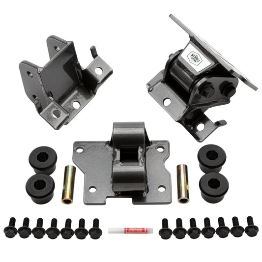 Wehrli 01-10 GM Duramax LB7/LLY/LBZ/LMM Heavy Duty Engine Mount - Gloss Black