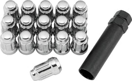 QuadBoss Spline Lug Nuts M12x1.25 65mm Chrome