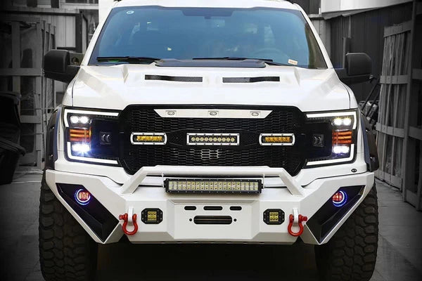 AlphaRex 18-20 Ford F150 NOVA-Series LED Projector Headlights Chrome
