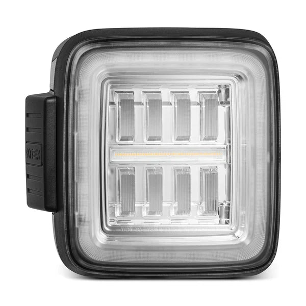 AlphaRex 18-25 Jeep Wrangler JL NOVA-Series Prismatic LED Tail Lights Clear