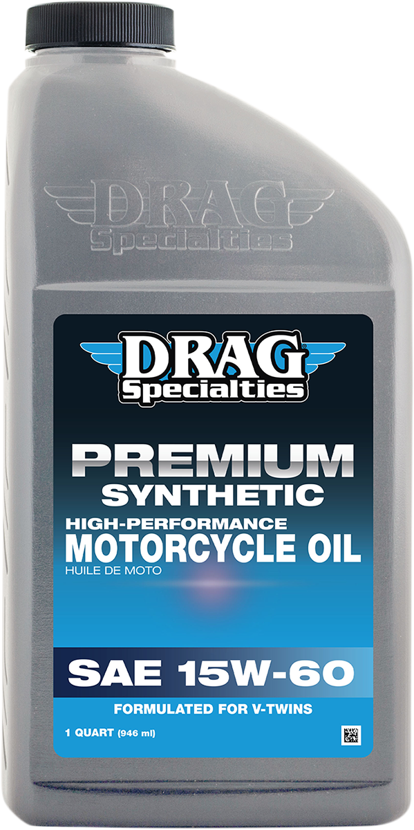 DRAG SPECIALTIES OIL, Drag Specialties Oil Synthetic Engine Oil 15W-60 - 1 U.S. Quart (Part No. 900-610)