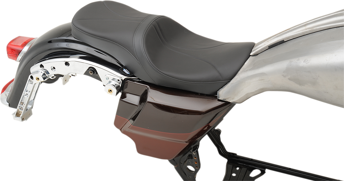 DRAG SPECIALTIES SEATS, DRAG SPECIALTIES SEATS Low Touring Seat with Solar Reflective Leather for Harley FL 2008-2023 – Part #0801-1069