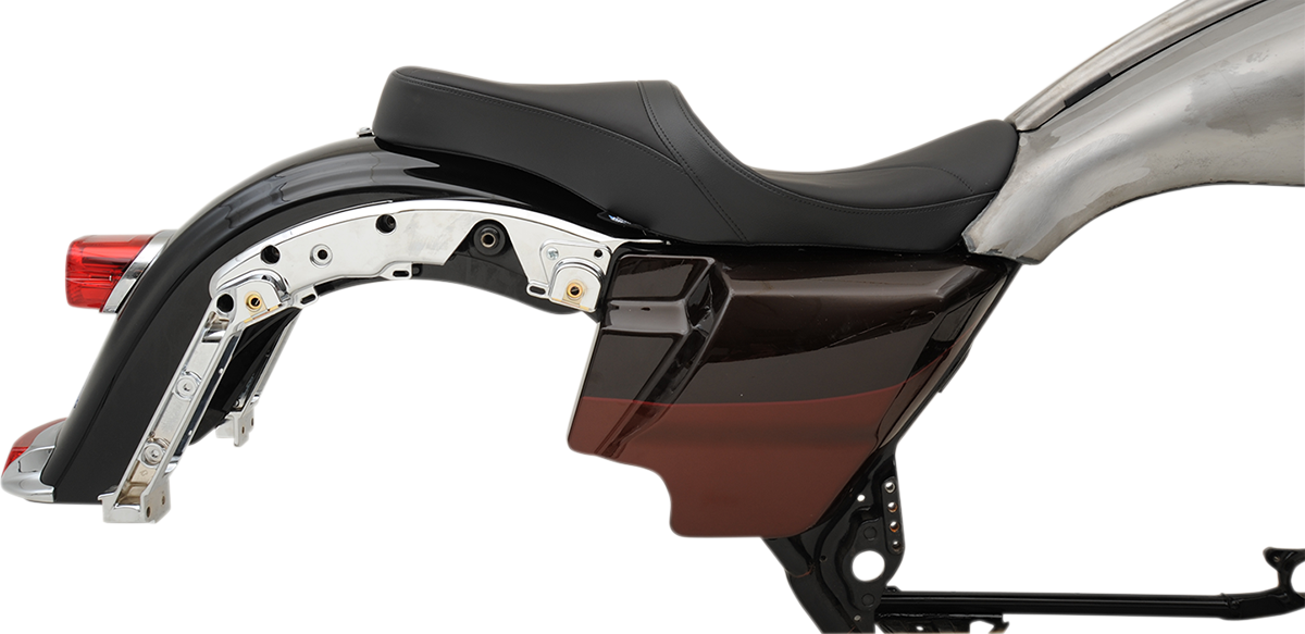 DRAG SPECIALTIES SEATS, DRAG SPECIALTIES SEATS Low Touring Seat with Solar Reflective Leather for Harley FL 2008-2023 – Part #0801-1069