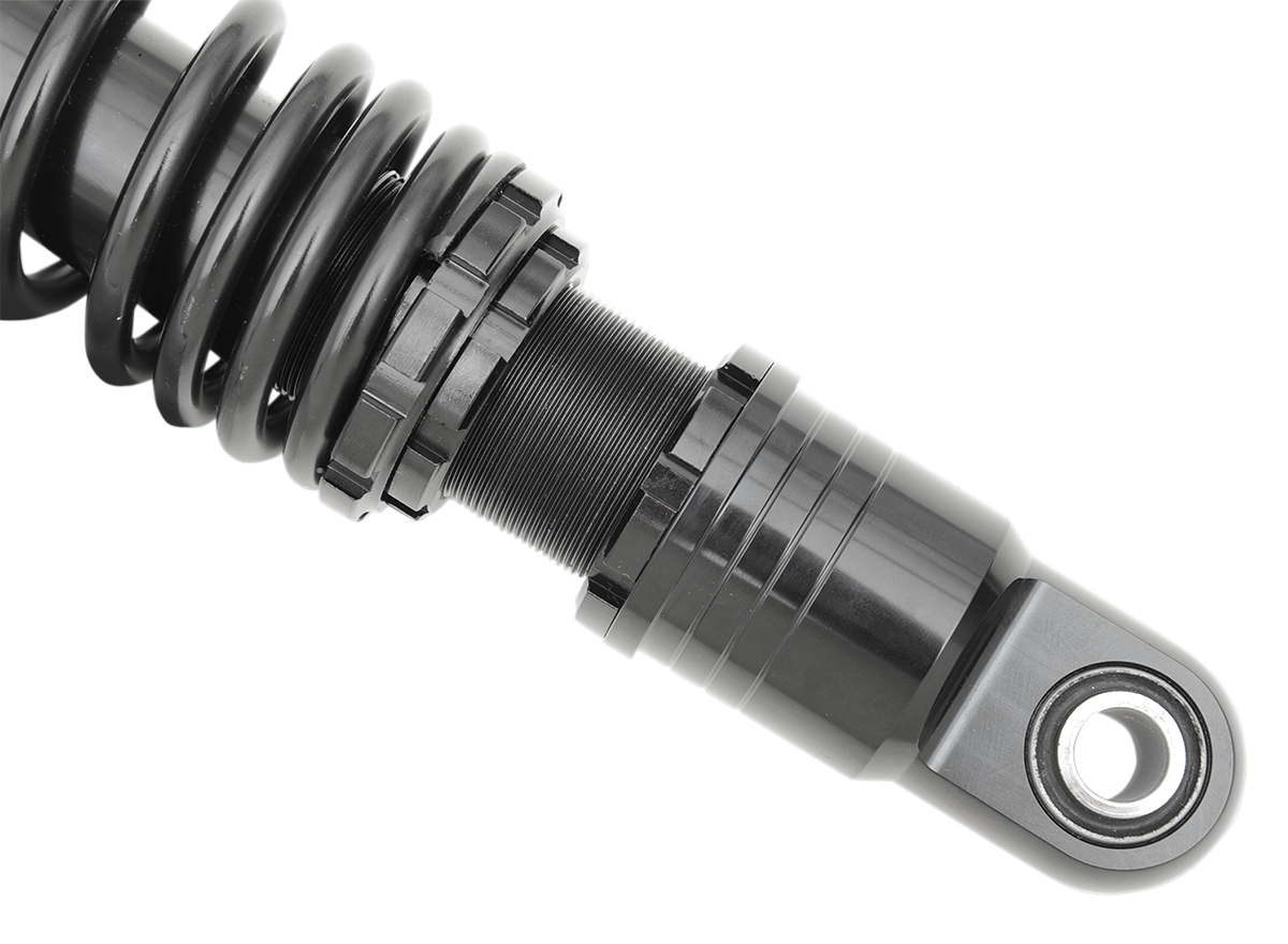 DRAG SPECIALTIES SHOCKS, Drag Specialties C16-0160AB Premium Ride-Height Adjustable Shocks for Motorcycles, 11 Inch Black