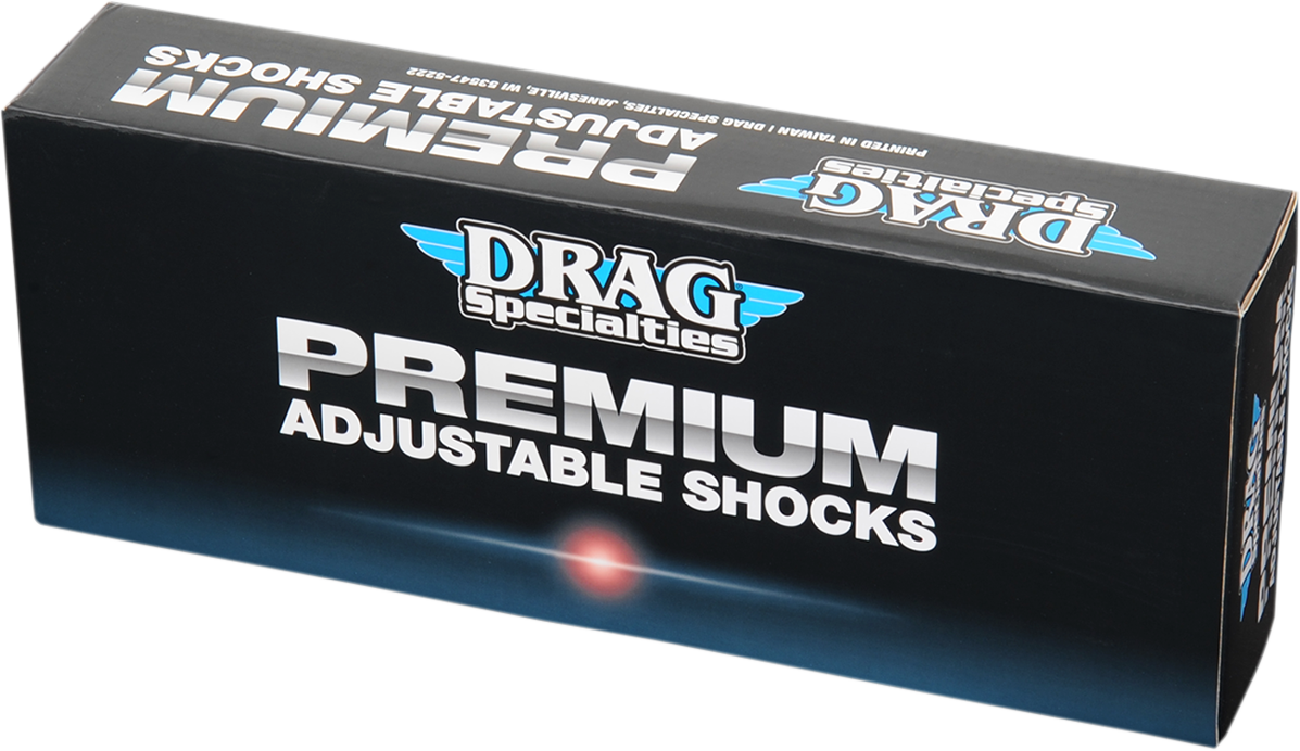 DRAG SPECIALTIES SHOCKS, Drag Specialties C16-0153A Premium Ride-Height Adjustable 12-Inch Shocks for Harley-Davidson Touring Models