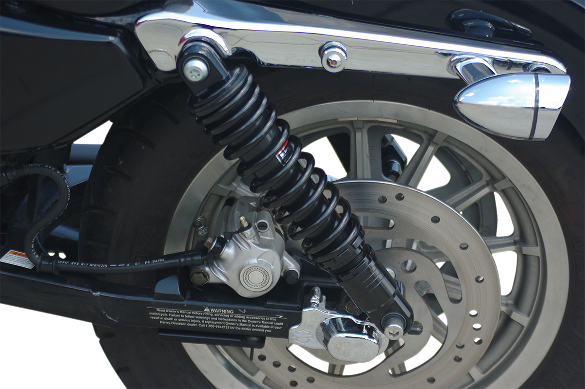 DRAG SPECIALTIES SHOCKS, Drag Specialties C16-0154AB Premium Ride-Height Adjustable Shocks - 13 inch - Black