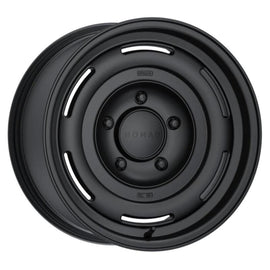 Nomad N504SB Field 16x8in / 6X139.7 BP / 0mm Offset / 106.1mm Bore - Satin Black