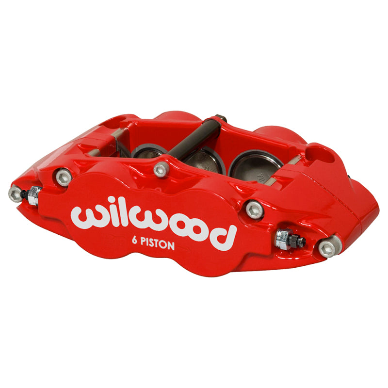 Wilwood caliper FNSL6R-DS 1.62/1.12/1.12 1.25 rotor R/H dust seal red