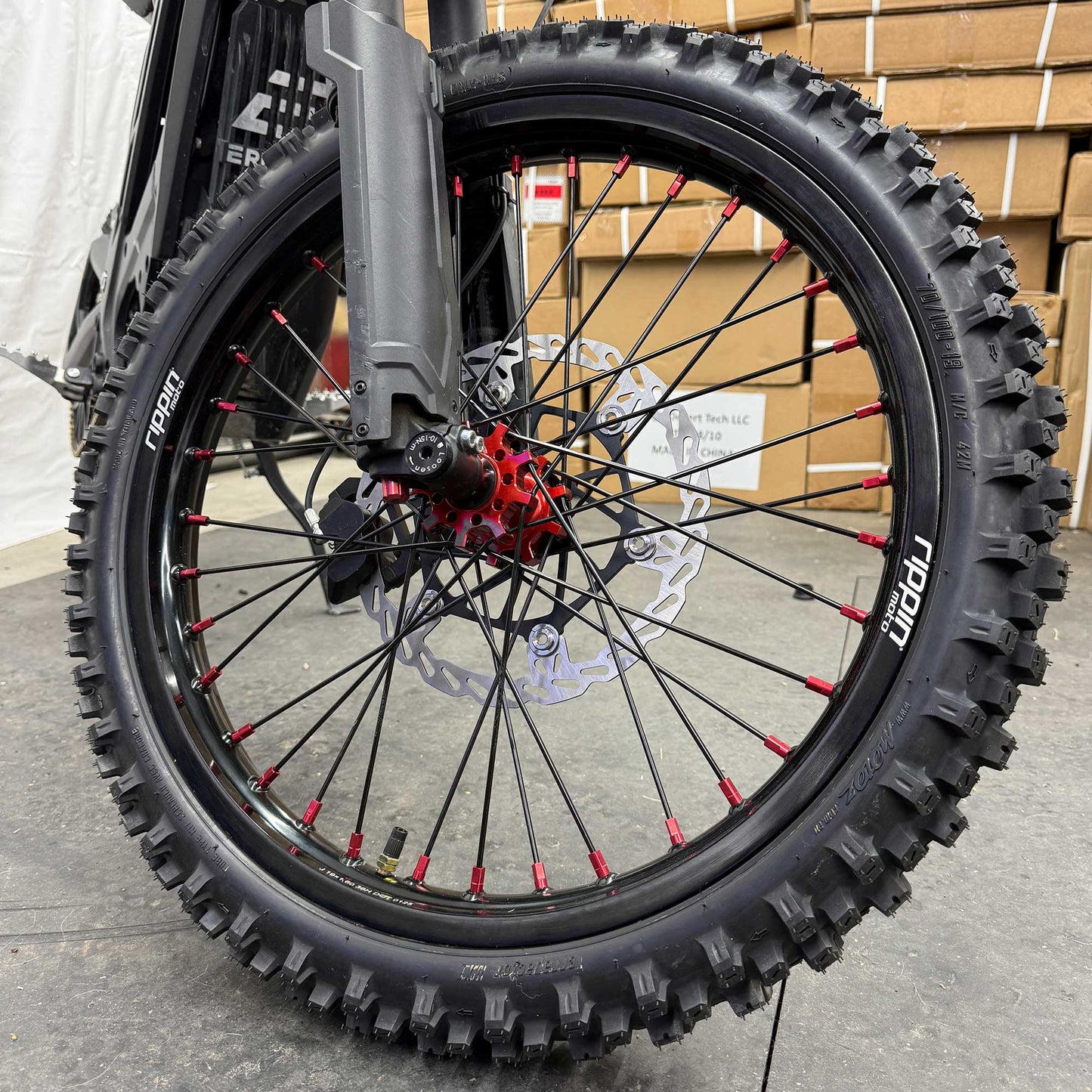 Blackline Off-Road Front Wheel for Talaria Komodo